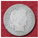 1896 Barber Silver Dime