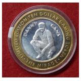 Las Vegas Mirage Silver Center Danny Gans Token