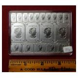 2.1oz .999 Fine Silver Canada CombiBar