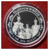 2022 Niue 1oz Silver Jubilee $2 Coin