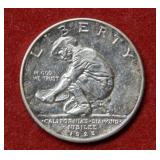 1925 S California Silver Commemorative Half