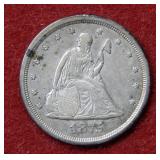 1875 S Twenty Cent Piece