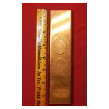 Kilo Bar of .999 Fine Copper