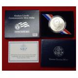 2009 UNC Abraham Lincoln Silver Dollar