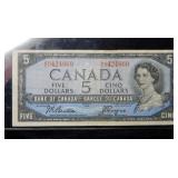 1954 Canada $5 Note