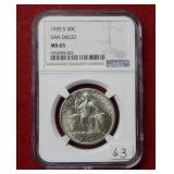 1935 S San Diego Comm Half NGC MS65