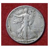 1929 D Walking Liberty Silver Half Dollar Coin