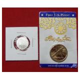 $1 American Innovations & 1/10oz .999 Silver
