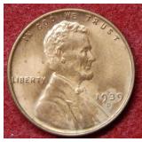 1939 D Lincoln Wheat Cent