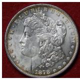 1878 Morgan Silver Dollar with 7 Tail Feathers