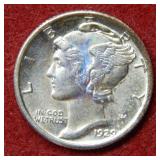 1929 Mercury Silver Dime