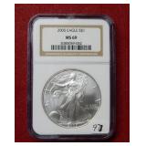 2005 Silver Eagle 1oz NGC MS69