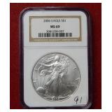 2006 Silver Eagle 1oz NGC MS69