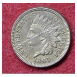 1864 Indian Head Cent - Copper Nickel Cent