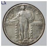 1930 S Standing Liberty Silver Quarter