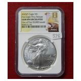 2025 (P) Silver Eagle NGC GEM UNC