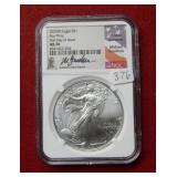 2024(P) Silver Eagle Star Privy NGC MS70