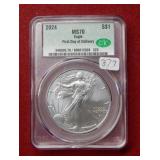 2024 Silver Eagle 1oz CAC MS70