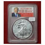 2018 Silver Eagle 1oz PCGS MS69 First Strike