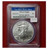 2013 (W) Silver Eagle PCGS MS70