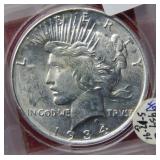 1934 D Peace Silver Dollar Coin