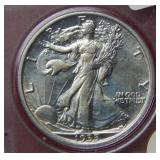 1935 Walking Liberty Silver Half Dollar