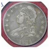 1834 Bust Silver Half Dollar