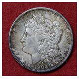 1902 Morgan Silver Dollar Coin