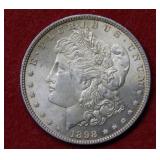 1898 Morgan Silver Dollar Coin