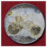 1922 Peace Silver Dollar with Applied Antique Car