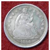 1856 Seated Liberty Silver Half Dime