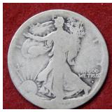 1916 D Walking Liberty Silver Half
