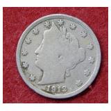 1912 S Liberty Head Nickel