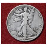 1919 Walking Liberty Silver Half