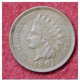 1901 Indian Head Cent