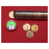 Roll of 1944 Lincoln Wheat Cents