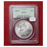 1885 O Morgan Silver Dollar PCGS MS64