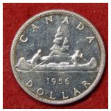 1956 Canada Silver Dollar