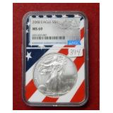 2008 Silver Eagle 1oz NGC MS69