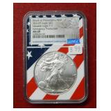 2021 (P) Silver Eagle Type I NGC MS69