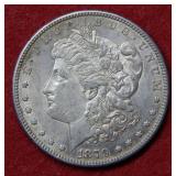 1879 S REV of 1878 Morgan Silver Dollar