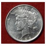 1923 D Peace Silver Dollar Coin
