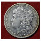 1903 S Morgan Silver Dollar Coin