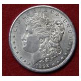 1892 CC Morgan Silver Dollar Coin