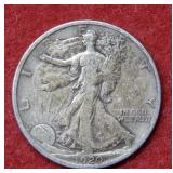 1920 Walking Liberty Silver Half Dollar