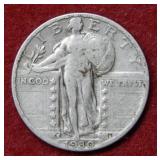 1930 S Standing Liberty Silver Quarter