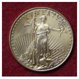 1996 US Gold $25 Coin - 1/2 oz Gold