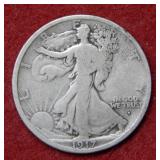 1917 S OBV Walking Liberty Silver Half
