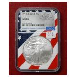 2010 Silver Eagle 1oz NGC MS69