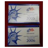 2005 & 2006 Proof Sets